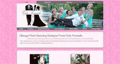 Desktop Screenshot of catzformalwear.com